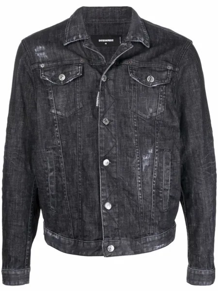 Dsquared2 джинсовая куртка, черный