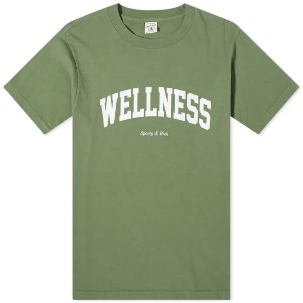 Футболка Sporty & Rich Wellness Ivy, зеленый