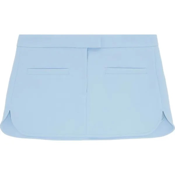 Мини-юбка Courreges Twill Heritage Pocket, синий