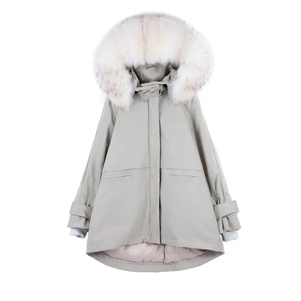 (TopFurMall) европейские женские парки, пуховики, куртки, зимняя женская шаль, накидка, верхняя одежда, пальто LF9170