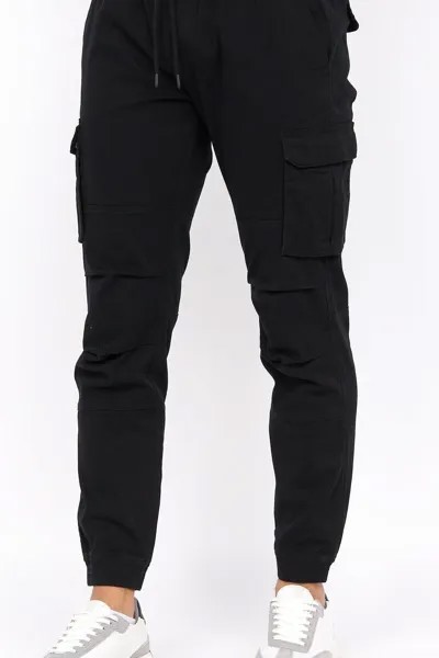 Брюки карго Pendles Crosshatch, черный