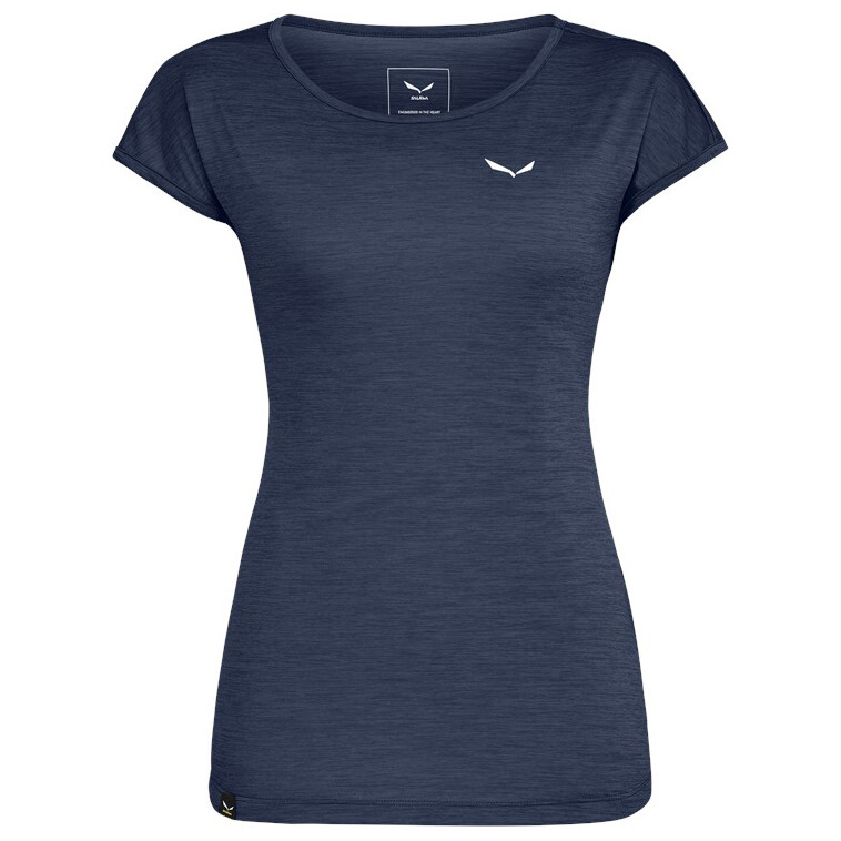 Футболка Salewa Puez Melange Dry S/S Tee, цвет Navy Blazer Melange