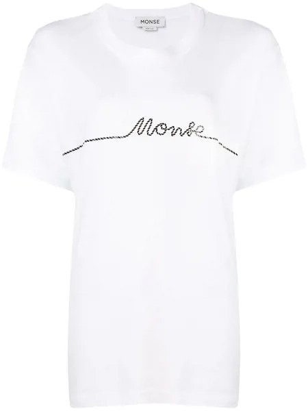 Monse футболка с логотипом