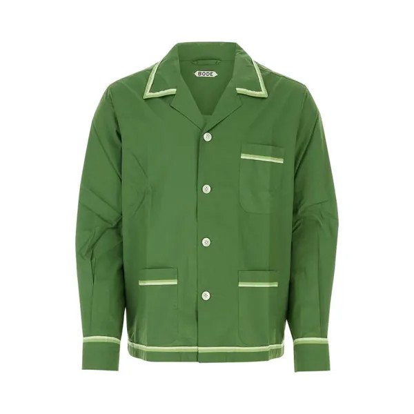 Рубашка Bode Top Sheet Long-Sleeve 'Green', зеленый