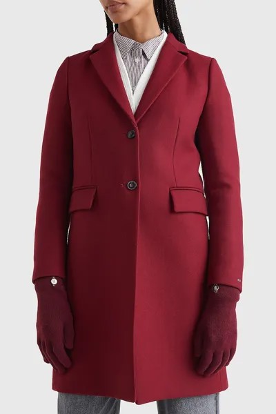 БОРДО Пальто для женщин/девочек Tommy Hilfiger, бордовый