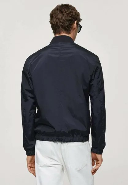 Уличная куртка Arran Mango, azul marino oscuro
