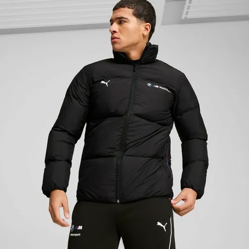 Куртка спортивная PUMA BMW MMS ESS+ PUFFER JACKET, размер XL, чёрный