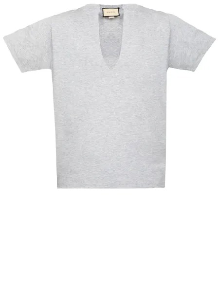 Футболка Gucci Grey cotton, серый