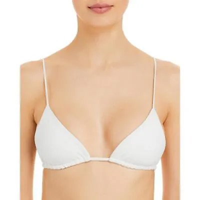 JADE купальник женский Via White Slide Halter Пляжная одежда Топ для плавания бикини S BHFO 9432