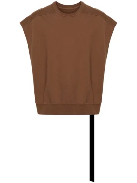 Rick Owens DRKSHDW толстовка без рукавов, коричневый