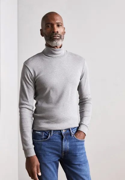 Футболка с длинным рукавом LONG SLEEVE TURTLE NECK CuffS Marc O'Polo, цвет grey melange