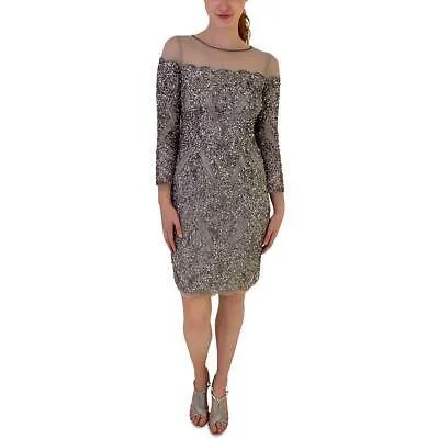 Женское коктейльное платье длиной до колена Adrianna Papell BHFO 7424