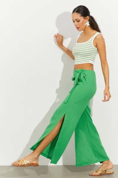 Женские зеленые брюки-парео Cool & Sexy, зеленый