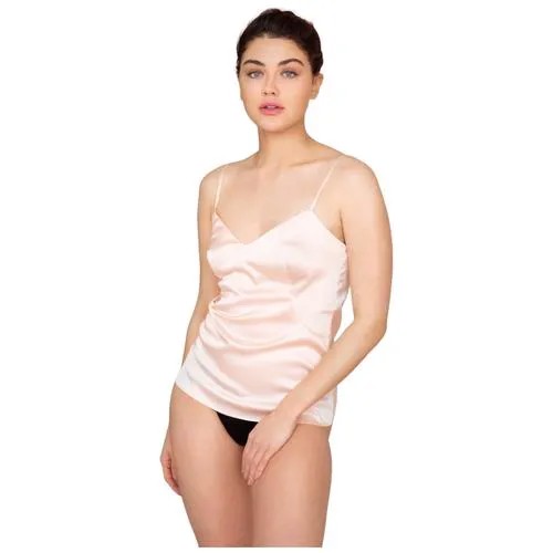 Agent Provocateur Розовый шелковый топ Ezra