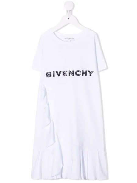 Givenchy Kids платье-футболка с логотипом 4G