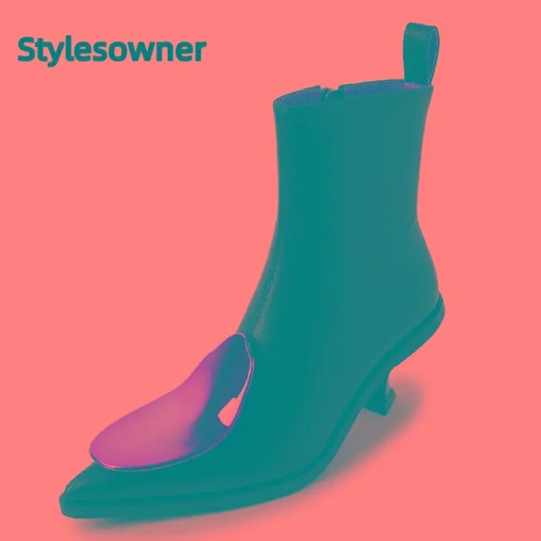 Модные женские ботинки Dajinye телесного цвета, высококачественные кожаные сексуальные короткие ботинки с острым носком на шпильке, на молнии, женская обувь без застежек