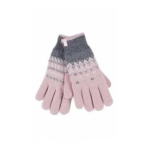 Перчатки Heat Holders, размер S/M, розовый, серый