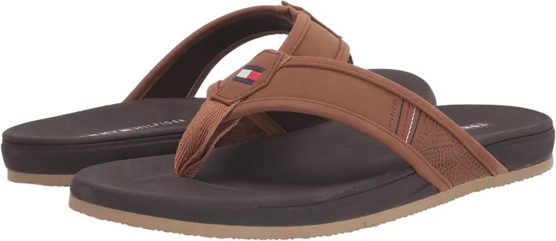 Шлепанцы Serio Tommy Hilfiger, цвет Tan/Brown Multi