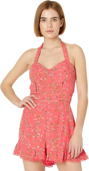 Комбинезон Lost + Wander Everyday Adventures Romper, цвет Red/Orange Coral Floral Multi