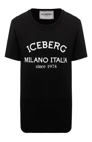 Хлопковая футболка Iceberg