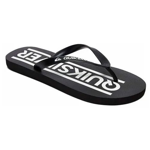 Шлепанцы Quiksilver, размер 34,5, черный