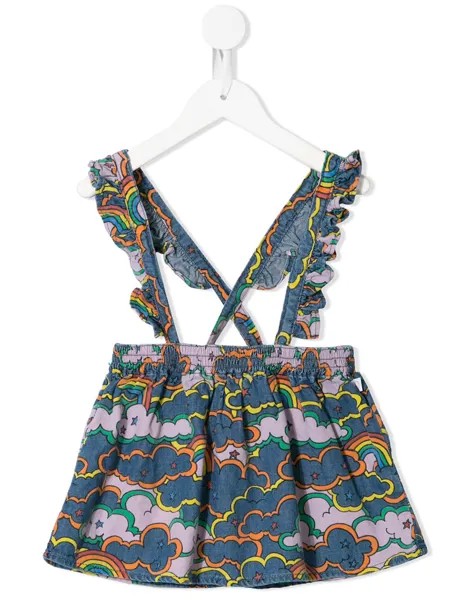 Stella McCartney Kids юбка Clouds & Rainbow с принтом