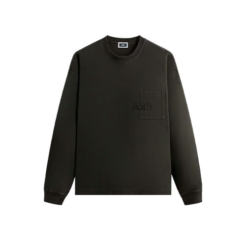 Лонгслив KITH Long-Sleeve Quinn, размер L, черный