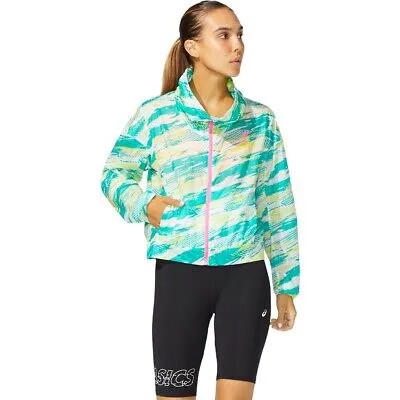 Женская куртка ASICS Color Injection для бега, одежда для бега 2012C049