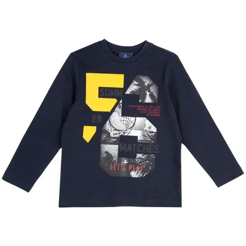 Лонгслив детский CHICCO, модель 67133, темно-синий 088, размер 092