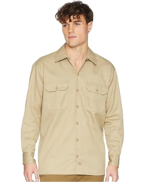 Рубашка Dickies Long Sleeve Work, хаки