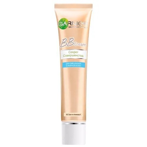 GARNIER BB крем для смешанной и жирной кожи Секрет совершенства, SPF 20, 40 мл, оттенок: светло-бежевый