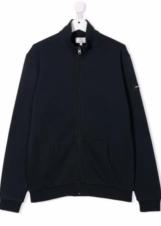 Woolrich Kids бомбер с нашивкой-логотипом