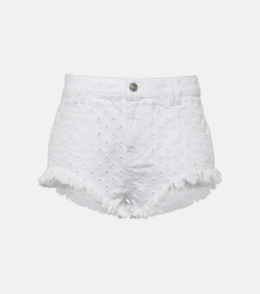 Джинсовые шорты Aneida Isabel Marant, белый