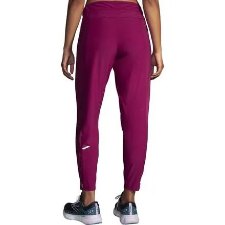 Брюки Shakeout женские Brooks, цвет Dark Mauve