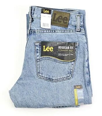 Новые мужские джинсы LEE REGULAR FIT STRAIGHT LEG, размеры Light Stone, 100 % хлопок