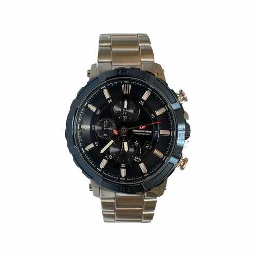 Наручные часы Chronoforce CF5350 GSS BLUE, серебряный