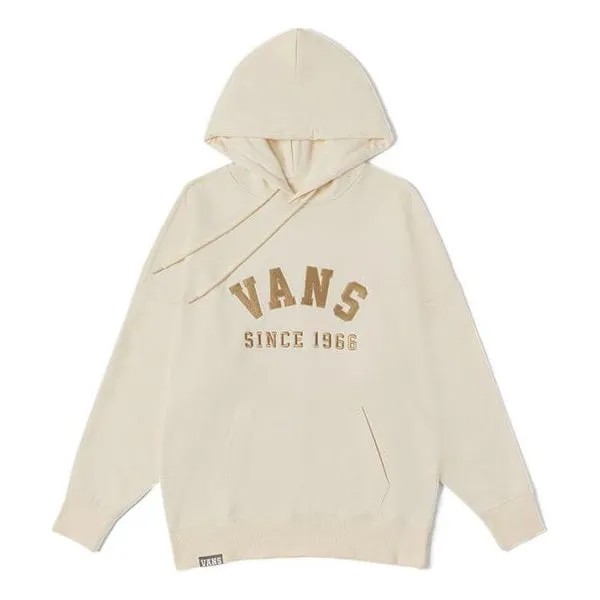 Толстовка (WMNS) Vans Prep School Logo Hoodie 'Beige', бежевый