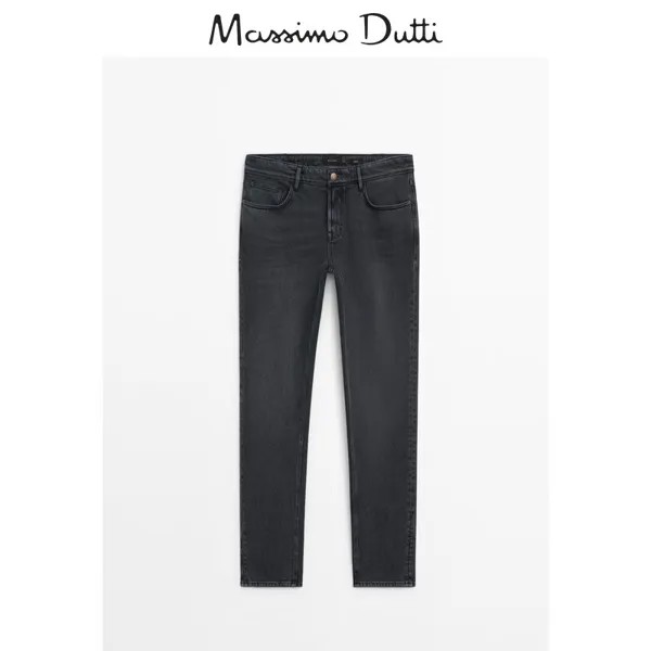 Джинсы мужские Massimo Dutti зауженные, темно-серый