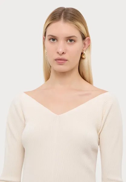 Вязаный свитер OCEANO WEEKEND MaxMara, кремовый