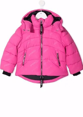 Pinko Kids пуховик с логотипом