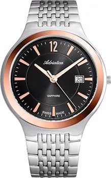 Швейцарские наручные  мужские часы Adriatica 8296.R156Q. Коллекция Premiere