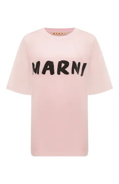 Хлопковая футболка Marni