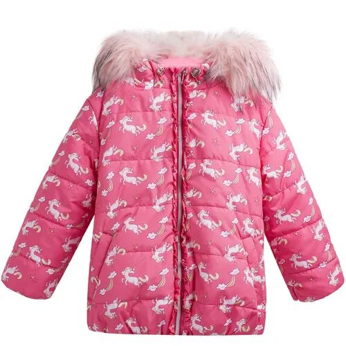 Куртка Bembi для девочек, размер 80, коралловый