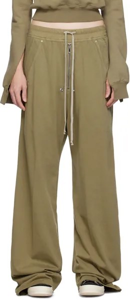 Зеленые светлые брюки для отдыха Geth Belas Rick Owens DRKSHDW