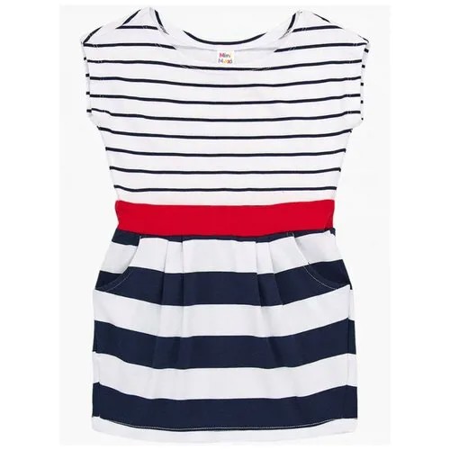 Платье Mini Maxi, модель 0786, цвет синий, размер 92