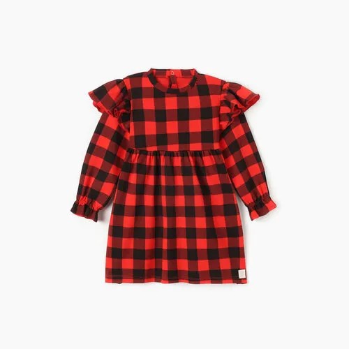 Платье Kaftan, размер 98/104, красный