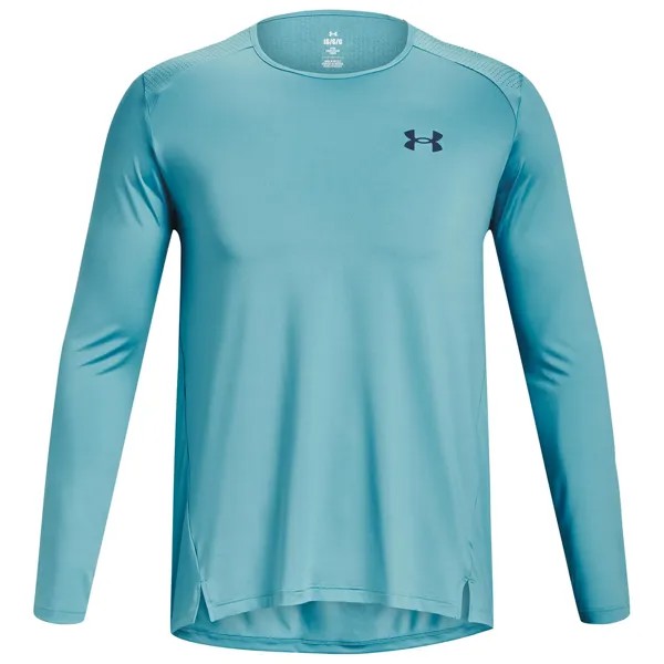 Лонгслив Under Armour Armourprint, голубой/черный