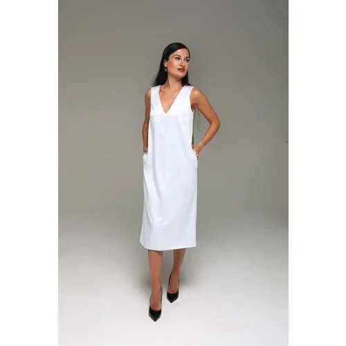 Платье Kasse, размер 52, белый