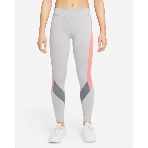 Легинсы NIKE, размер L, серый