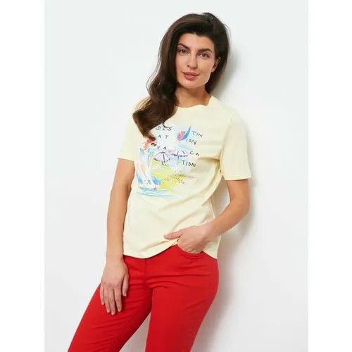 Футболка Gerry Weber, размер 36, желтый